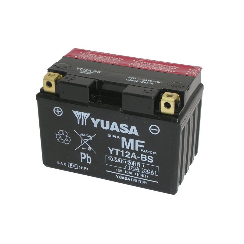 BATTERIA YUASA YT12A-BS