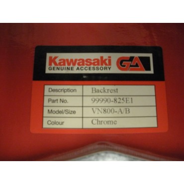 SUPPORTO SCHIENALE PASSEGGERO KAWASAKI VN 800