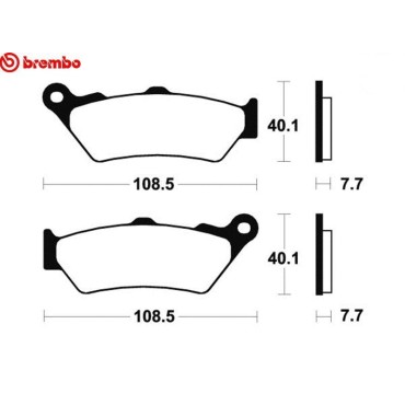 PASTICCHE FRENO BREMBO 07BB0335