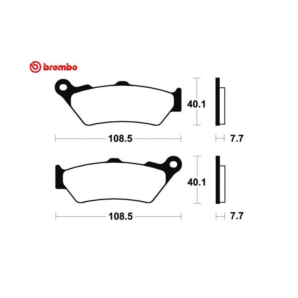 PASTICCHE FRENO BREMBO 07BB0335