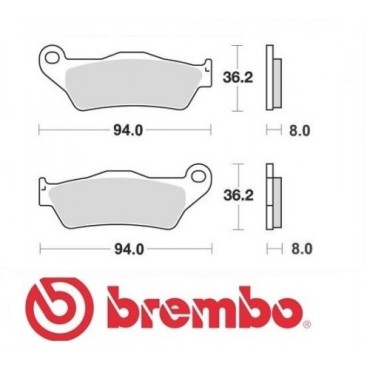 PASTICCHE FRENO BREMBO 07BB0435