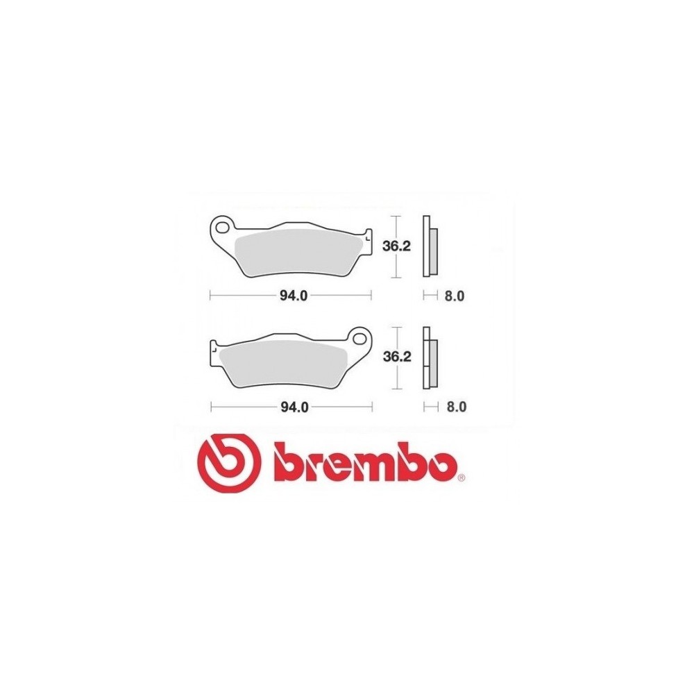 PASTICCHE FRENO BREMBO 07BB0435