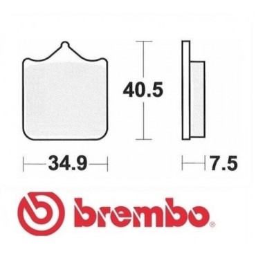 PASTICCHE FRENO BREMBO...