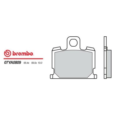 PASTIGLIE BREMBO 07YA0809