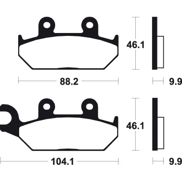 PASTIGLIE BREMBO BLU 07YA2508