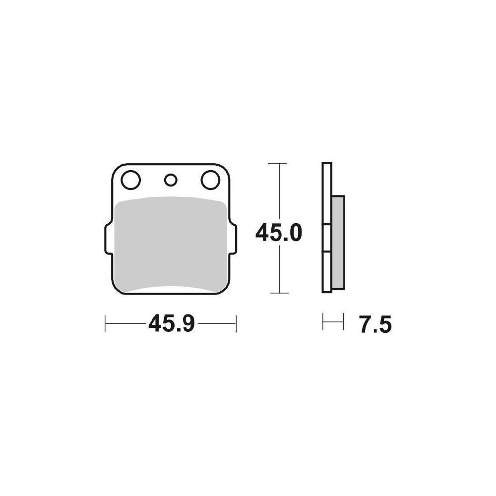 PASTIGLIE FRENO SBS 592 CS (CARBON SILVER)