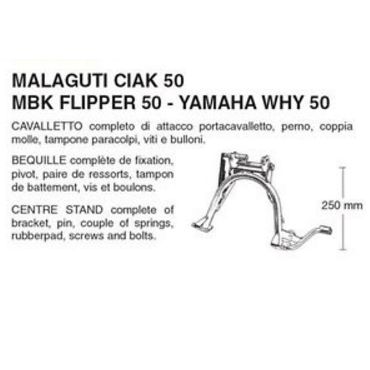 CAVALLETTO CENTRALE MALAGUTI CIAK 50 - FLIPPER - WHY