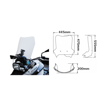 PARABREZZA ISOTTA PER BMW F 650-800 GS